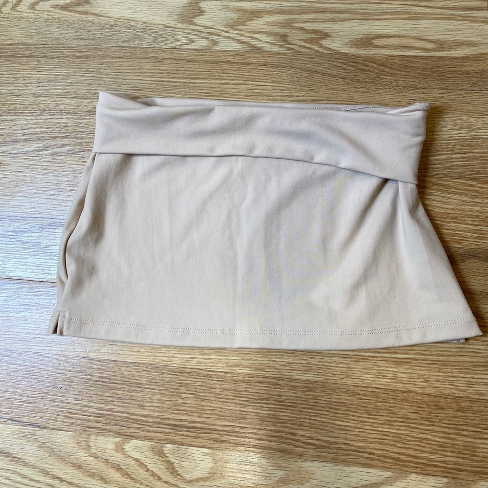 🌼 Free People 🌼 Micro Mini skirt soft beige size XS//S